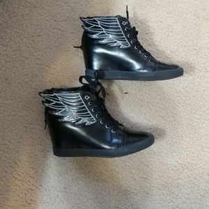 Unique sneakers with wings